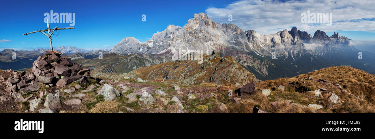 Le Pale di San Martino Dolomiti Trentino, Italia, Foto Stock