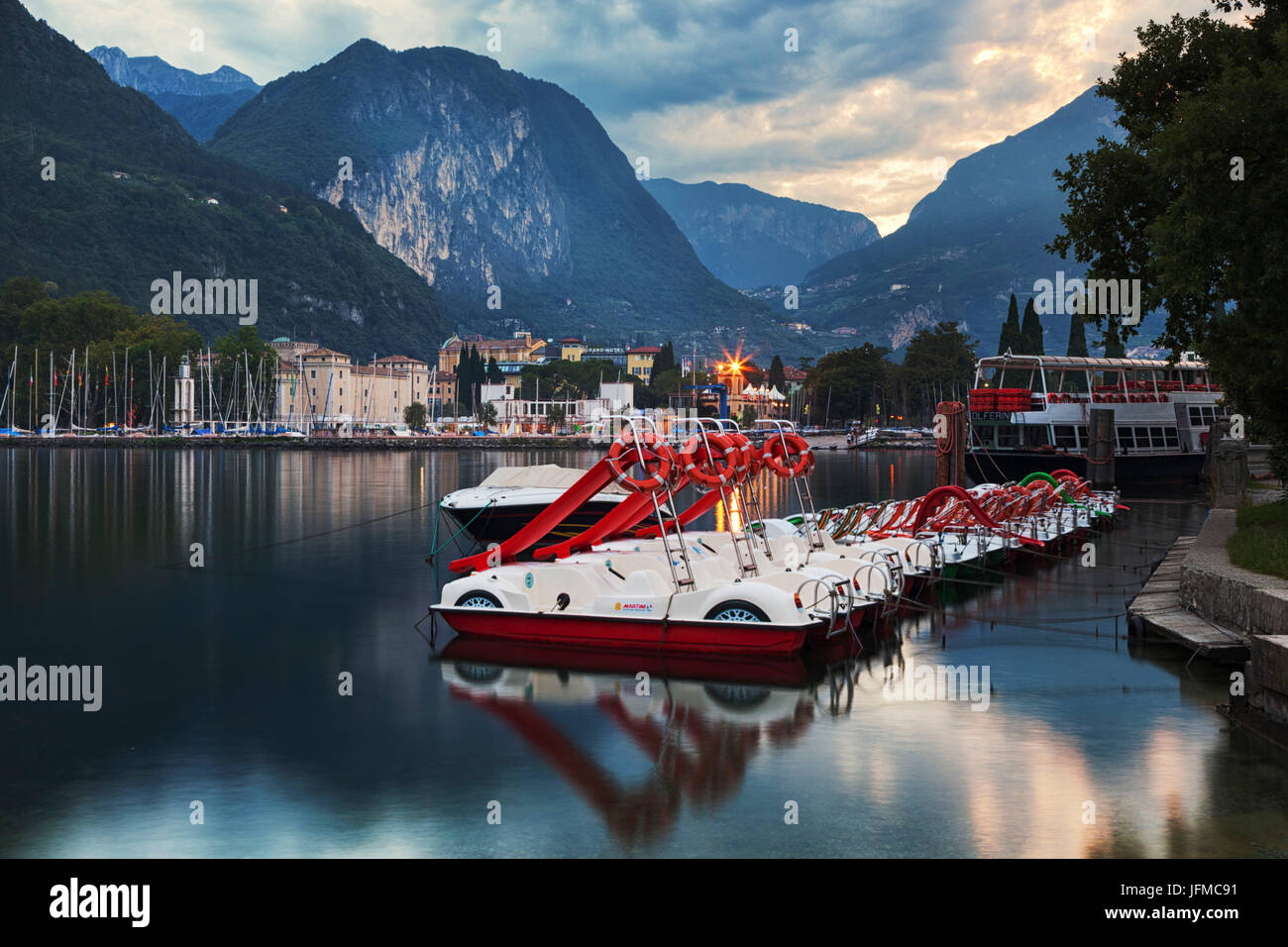 Riva del Garda Trentino, Trento, Italia, Foto Stock