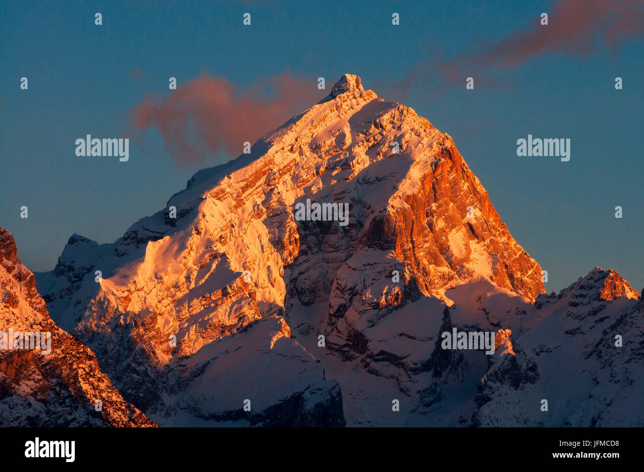 Antelao Mount, Dolomiti, Cortina d'Ampezzo, Belluno, Veneto, Italia, Foto Stock