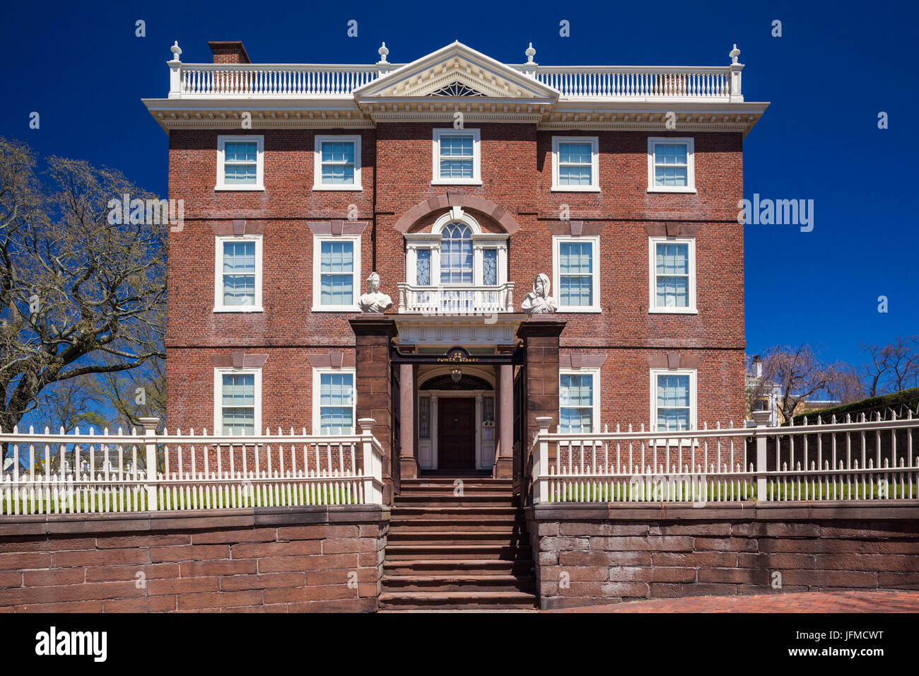 Stati Uniti d'America, Rhode Island, la provvidenza, John Brown House, 1788, ex casa del fondatore della Brown University, John Brown Foto Stock
