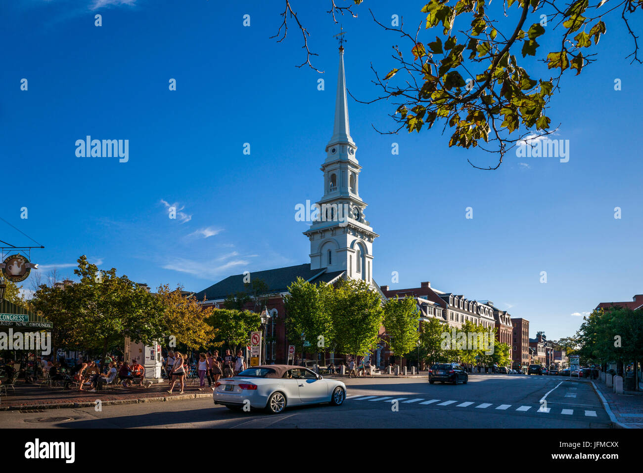 Stati Uniti d'America, New Hampshire, Portsmouth, Chiesa del nord Foto Stock