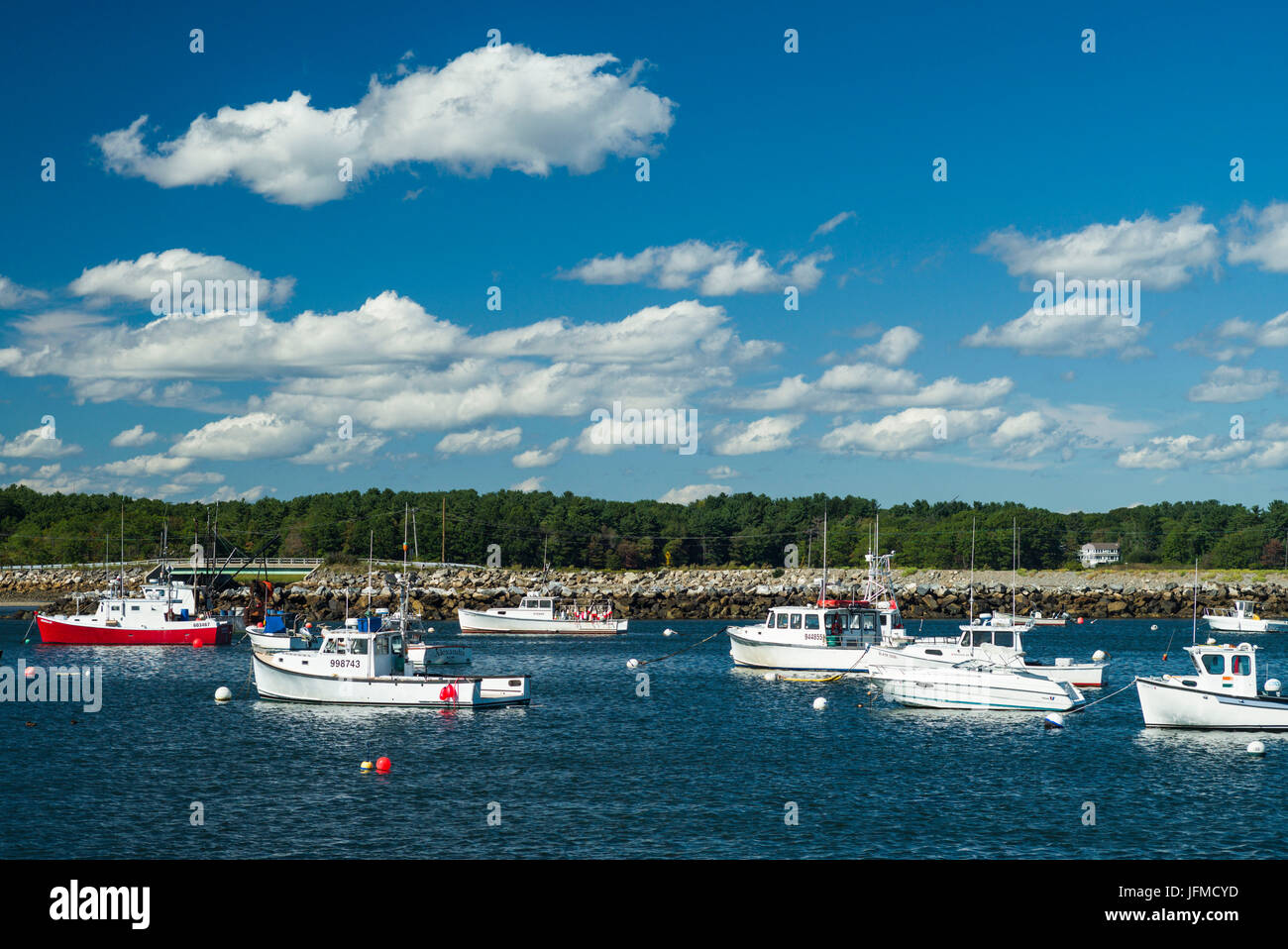 Stati Uniti d'America, New Hampshire, SEGALE Segale Harbour Foto Stock