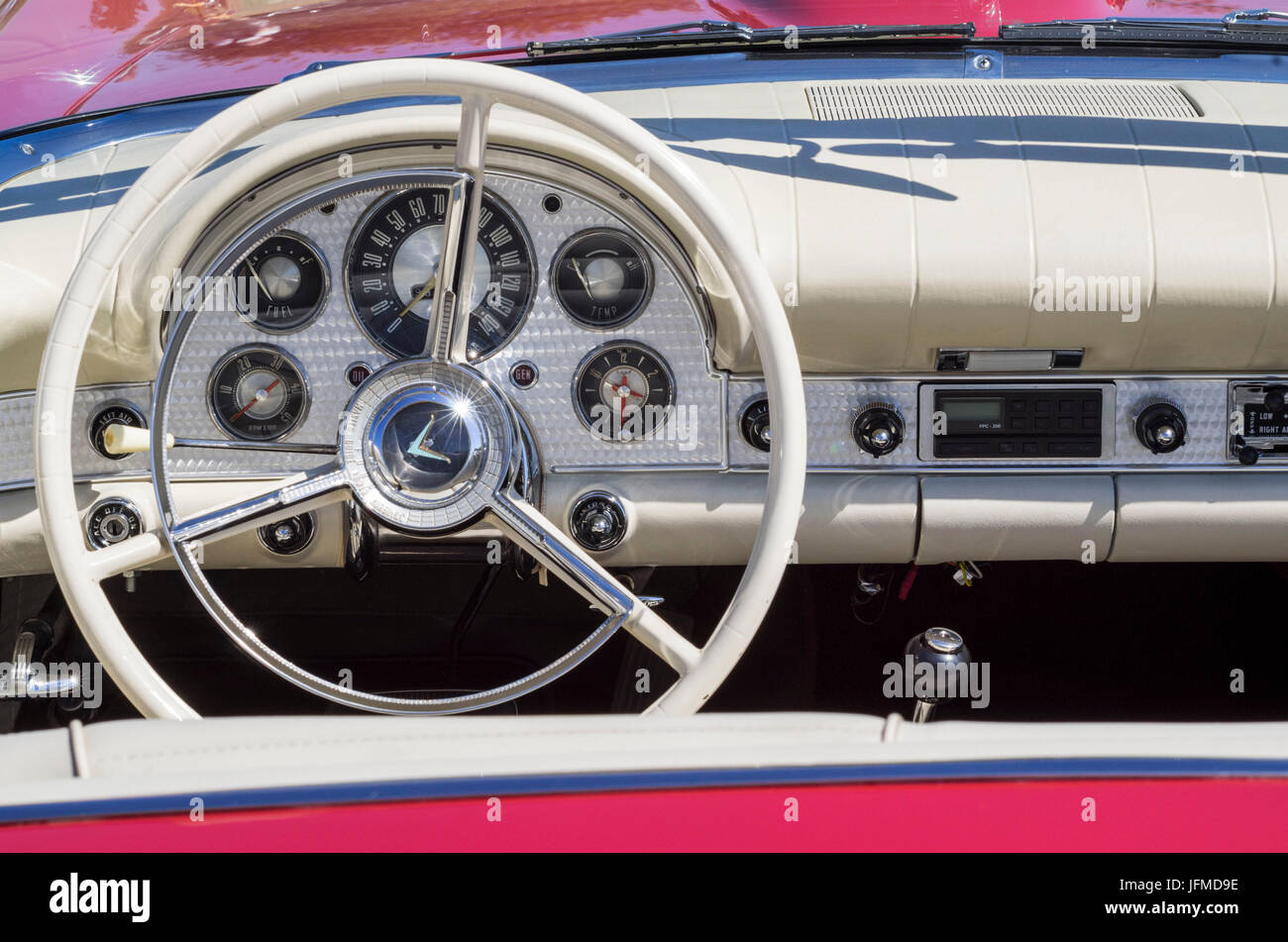 Stati Uniti d'America, Massachusetts, Cape Ann, Gloucester, Classic Cars, 1960's-auto volante Foto Stock