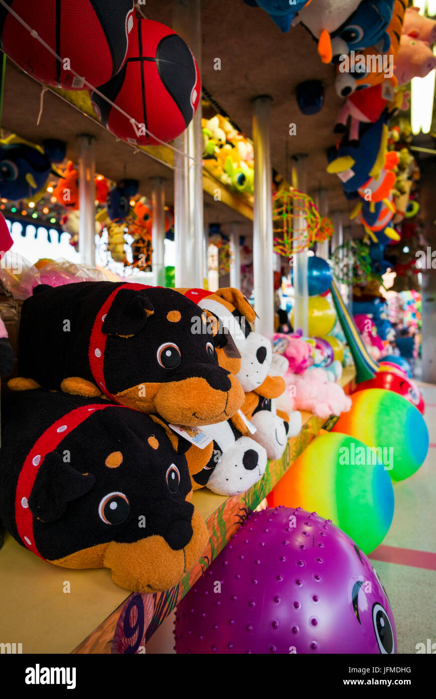 Stati Uniti d'America, Massachusetts, Cape Ann, Gloucester, San Pietro Fiesta, Italian-Portuguese pesca festival comunitario, Carnevale, Giocattoli imbottiti Foto Stock