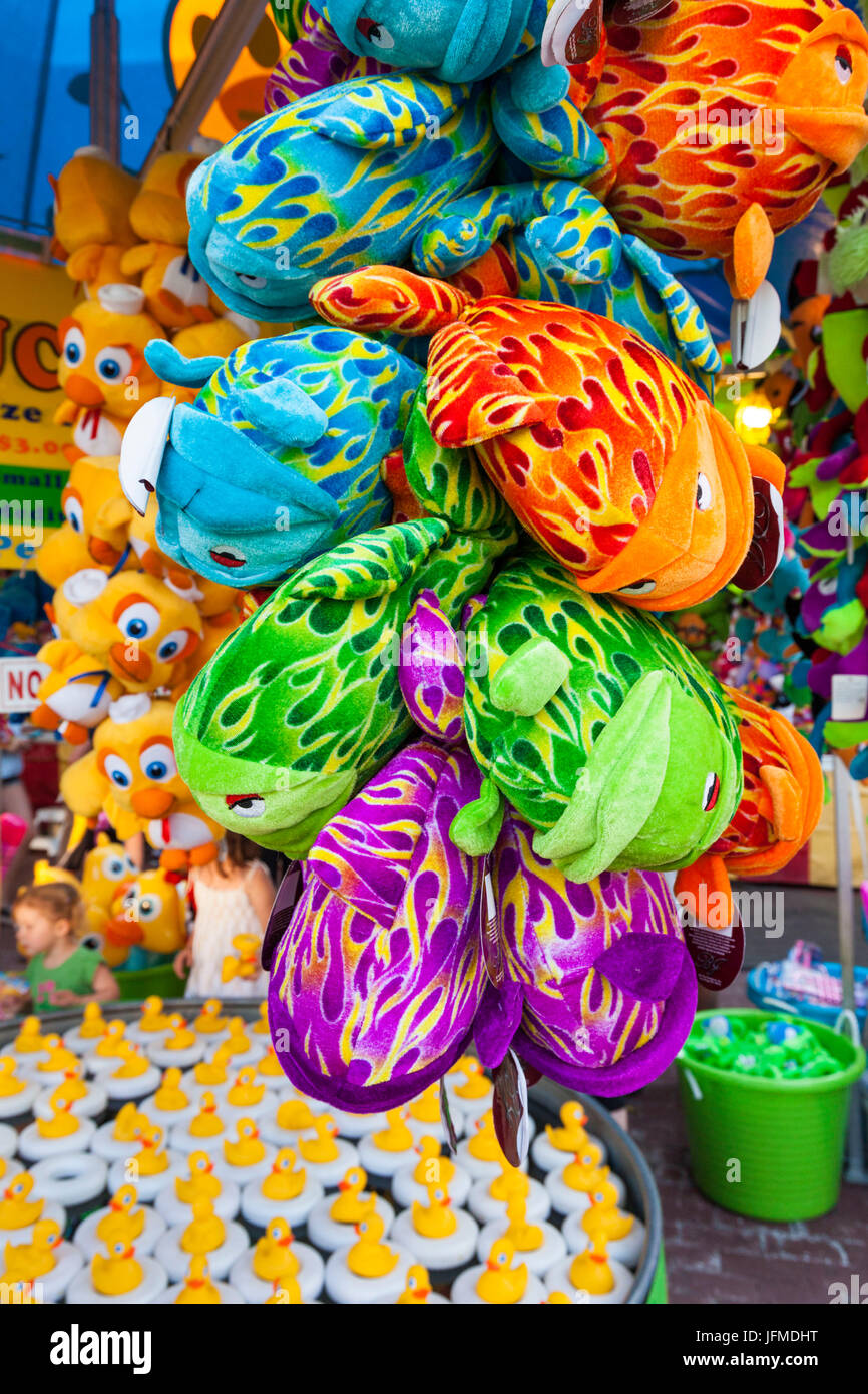 Stati Uniti d'America, Massachusetts, Cape Ann, Gloucester, San Pietro Fiesta, Italian-Portuguese pesca festival comunitario, Carnevale, Giocattoli imbottiti Foto Stock