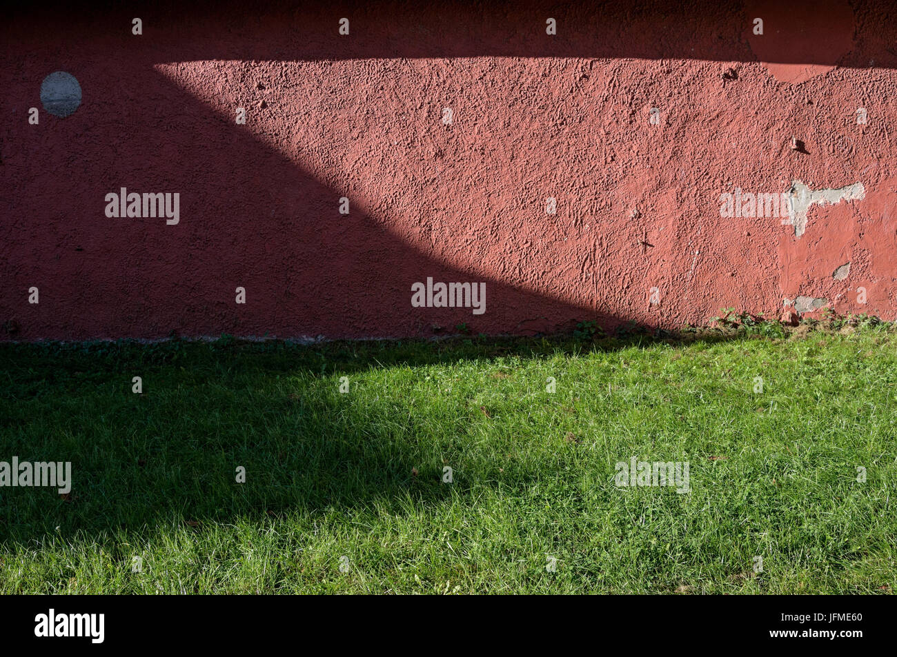 Simbolo / concetti, sull'erba ombre interessanti Foto Stock