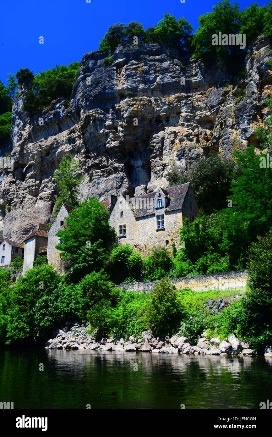 La Roque Gageac Foto Stock