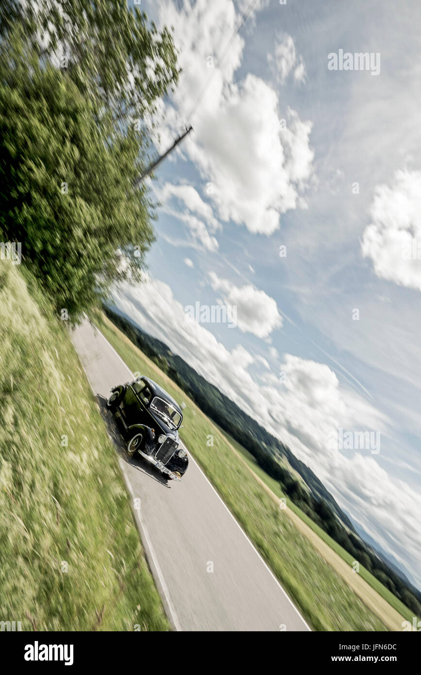 Mercedes-Benz 170 S-D - Classic Car su strada Foto Stock