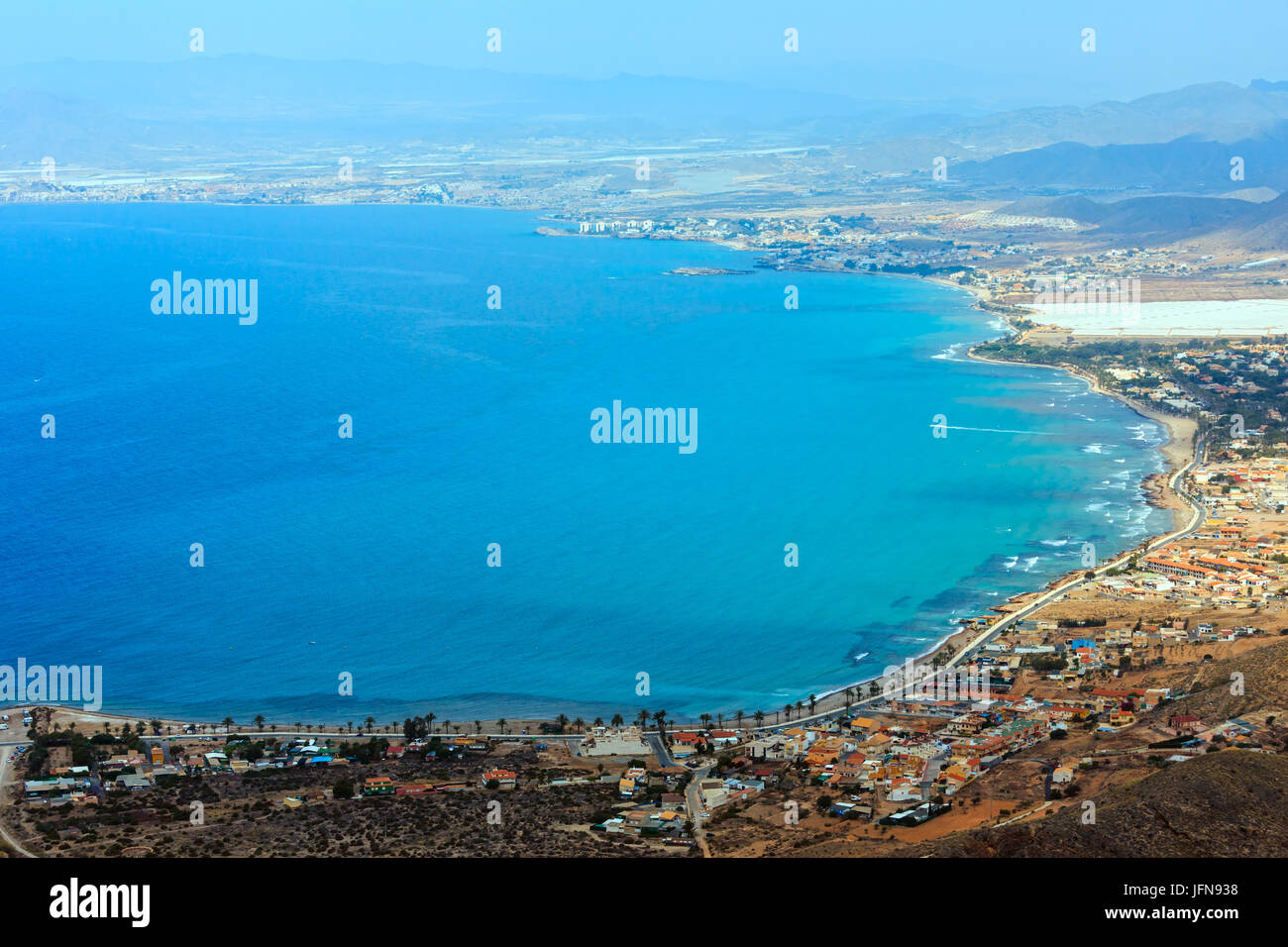 Mare Mediterraneo costa (Cartagena, Spagna). Foto Stock