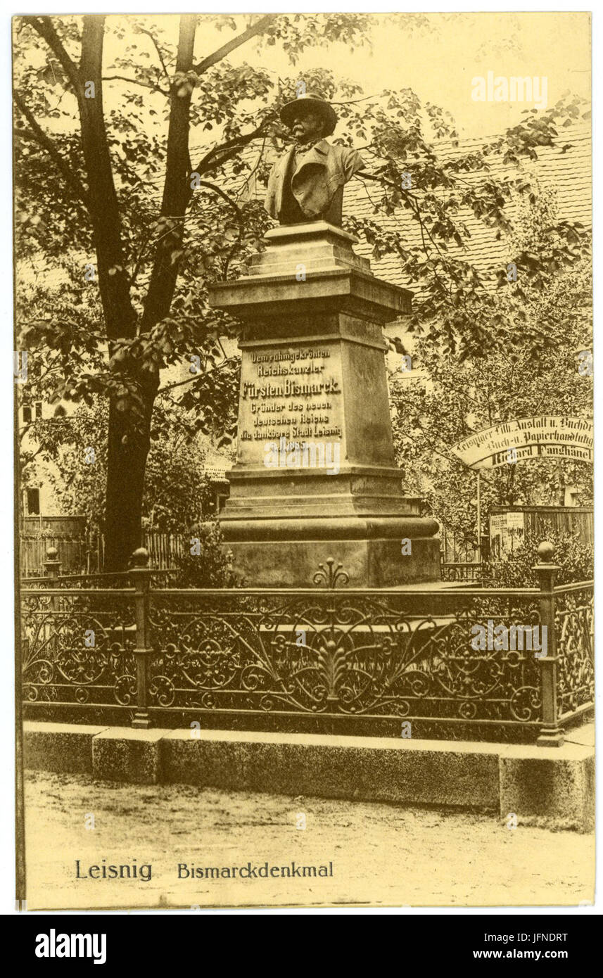 06533-Leisnig-1905-Bismarckdenkmal-Brück & Sohn Kunstverlag Foto Stock