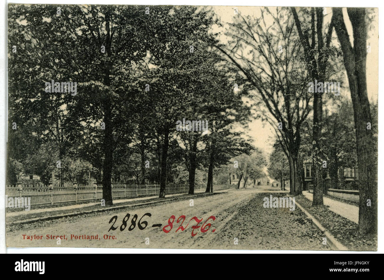 08 6-Portland, Ore.-1906-Taylor Street-Brück & Sohn Kunstverlag Foto Stock