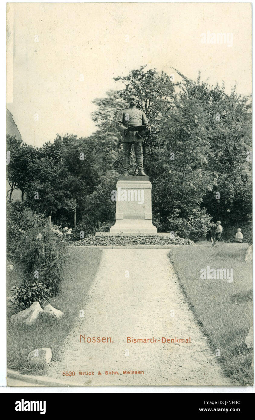 08520-Nossen-1907-Bismarck-Denkmal-Brück & Sohn Kunstverlag Foto Stock