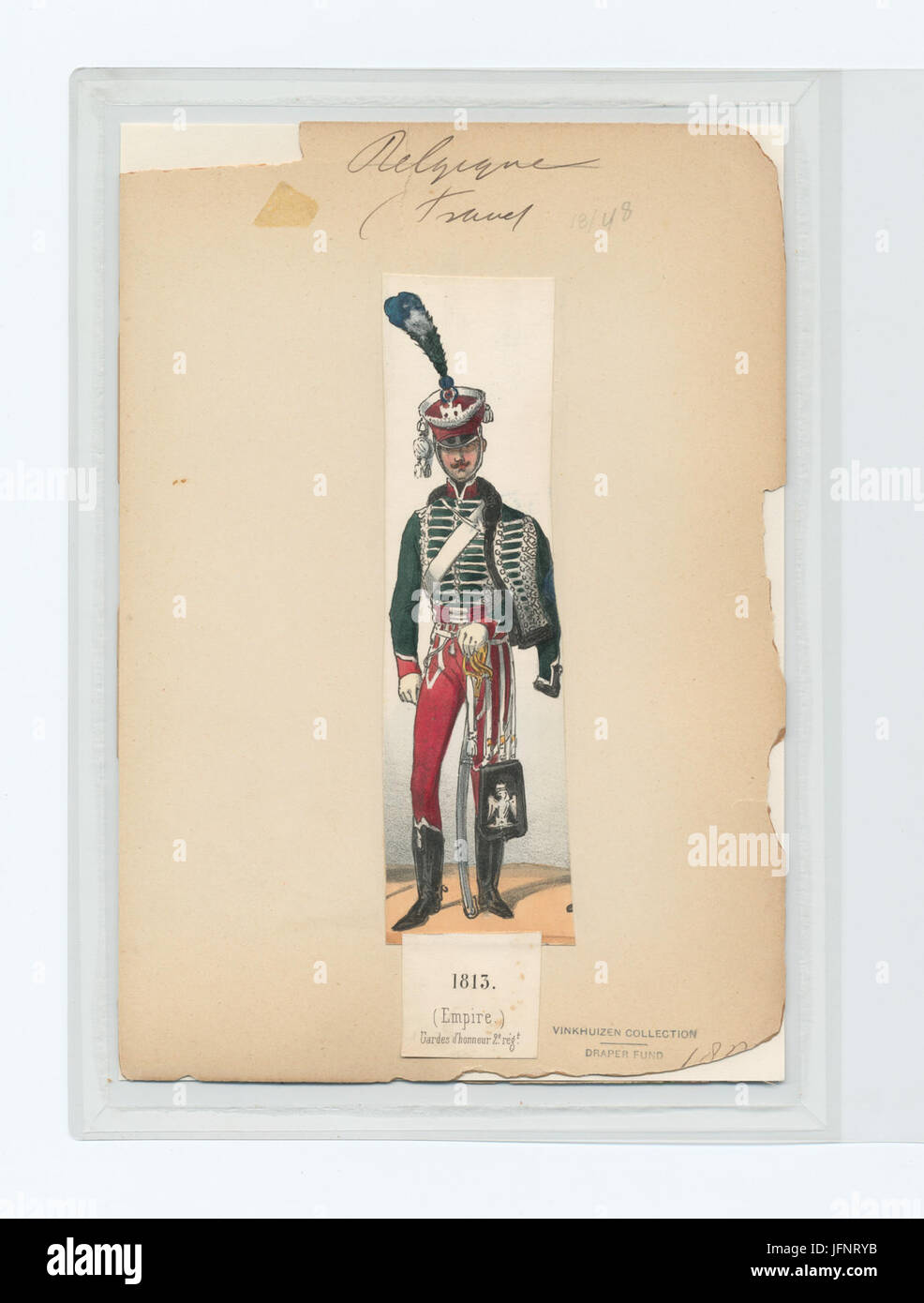1813. (Impero) Gardes d'honneur 2e régiment (NYPL b14896507-85486) Foto Stock