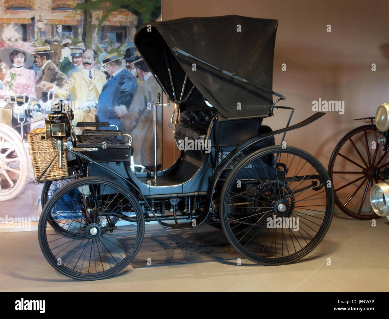 1895 Peugeot Tipo 9 3,75-HP vis-à-vis Foto Stock