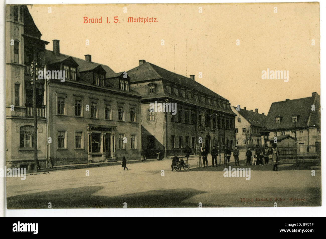 10664-marca-1909-Marktplatz-Brück & Sohn Kunstverlag Foto Stock