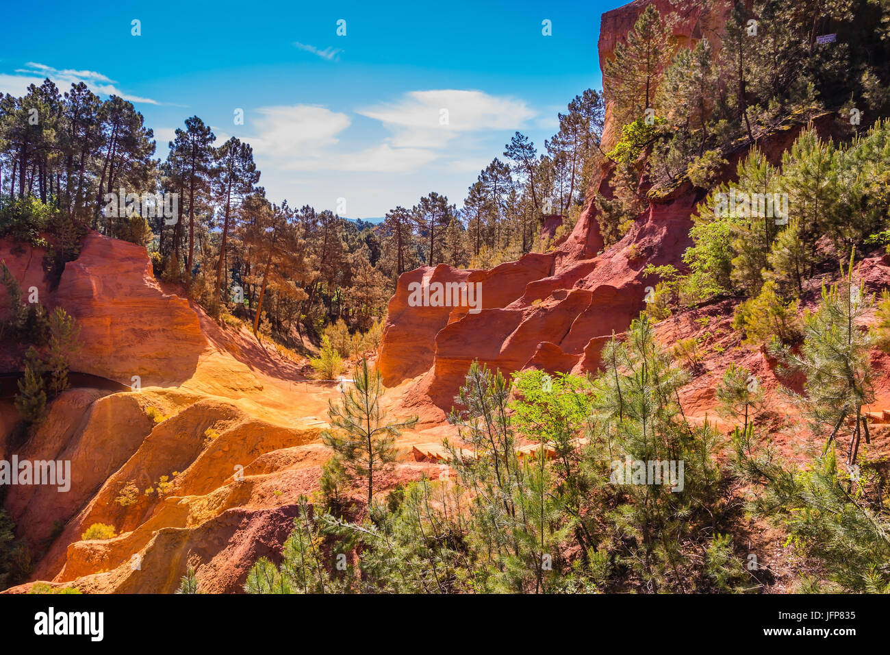 New Scenic 5 posti pit ocra di data mining Foto Stock