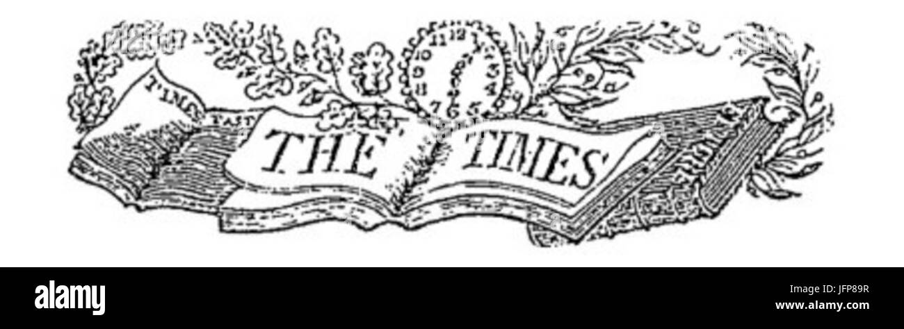 Un logo per i tempi 28dei primi del XIX secolo29 Foto Stock