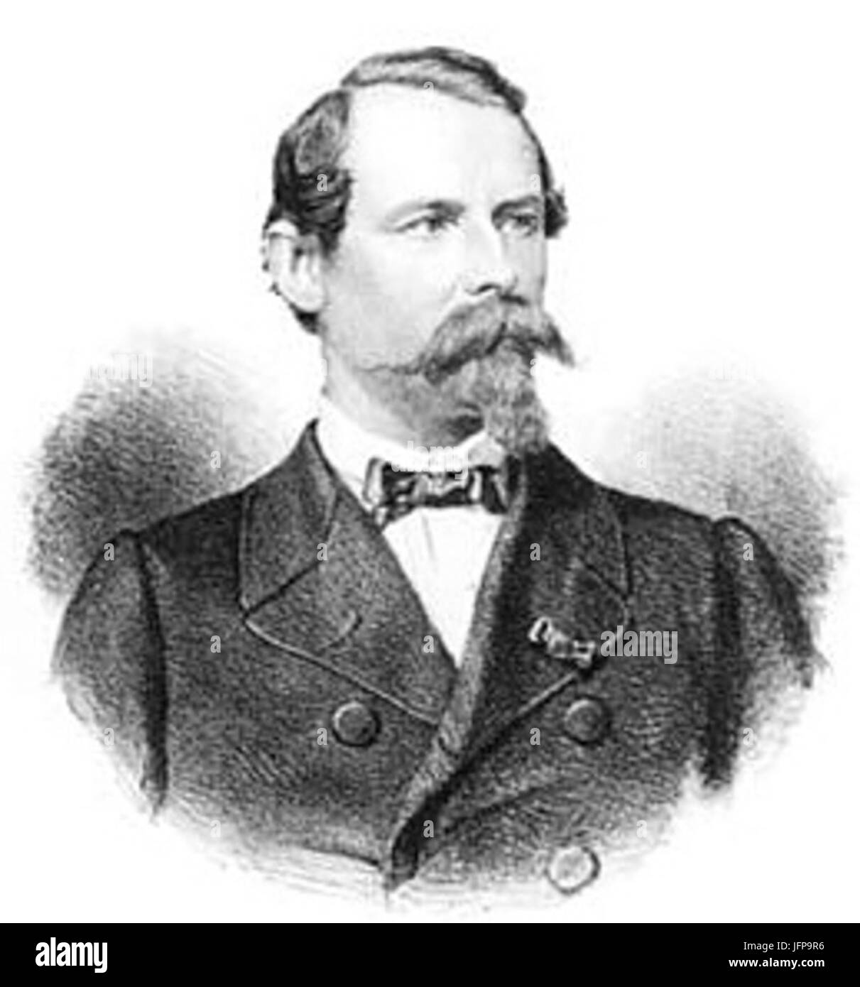 Abramo Lundquist-Porträtt av Boklund Johan Foto Stock