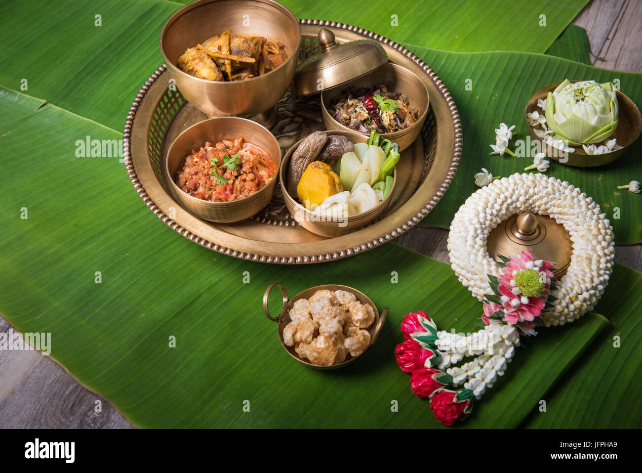 Stile Lanna della Tailandia del Nord,alimentare thailandia asia Foto Stock