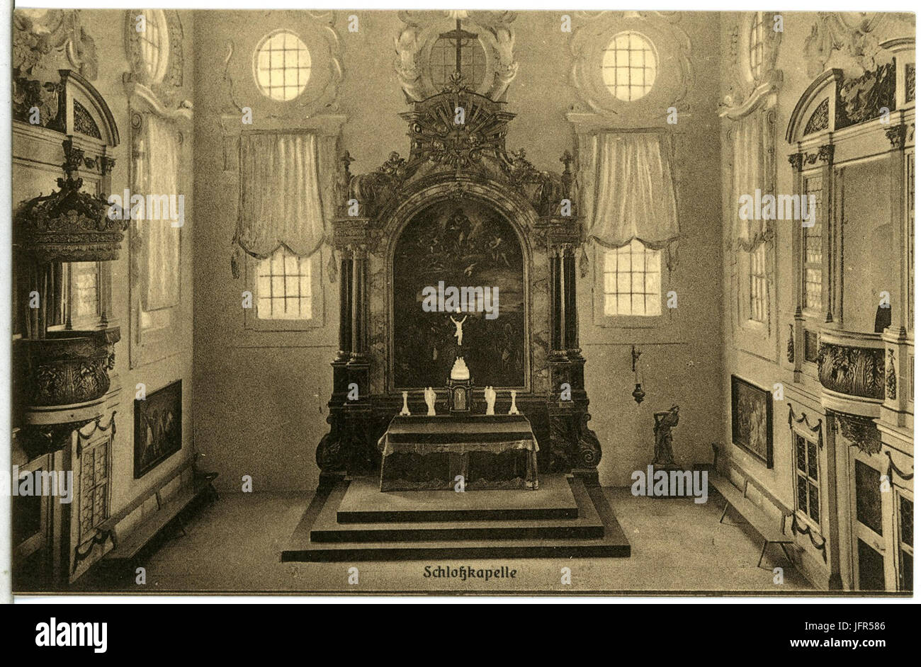 14546-Moritzburg-1912-Schloßkapelle-Brück & Sohn Kunstverlag Foto Stock