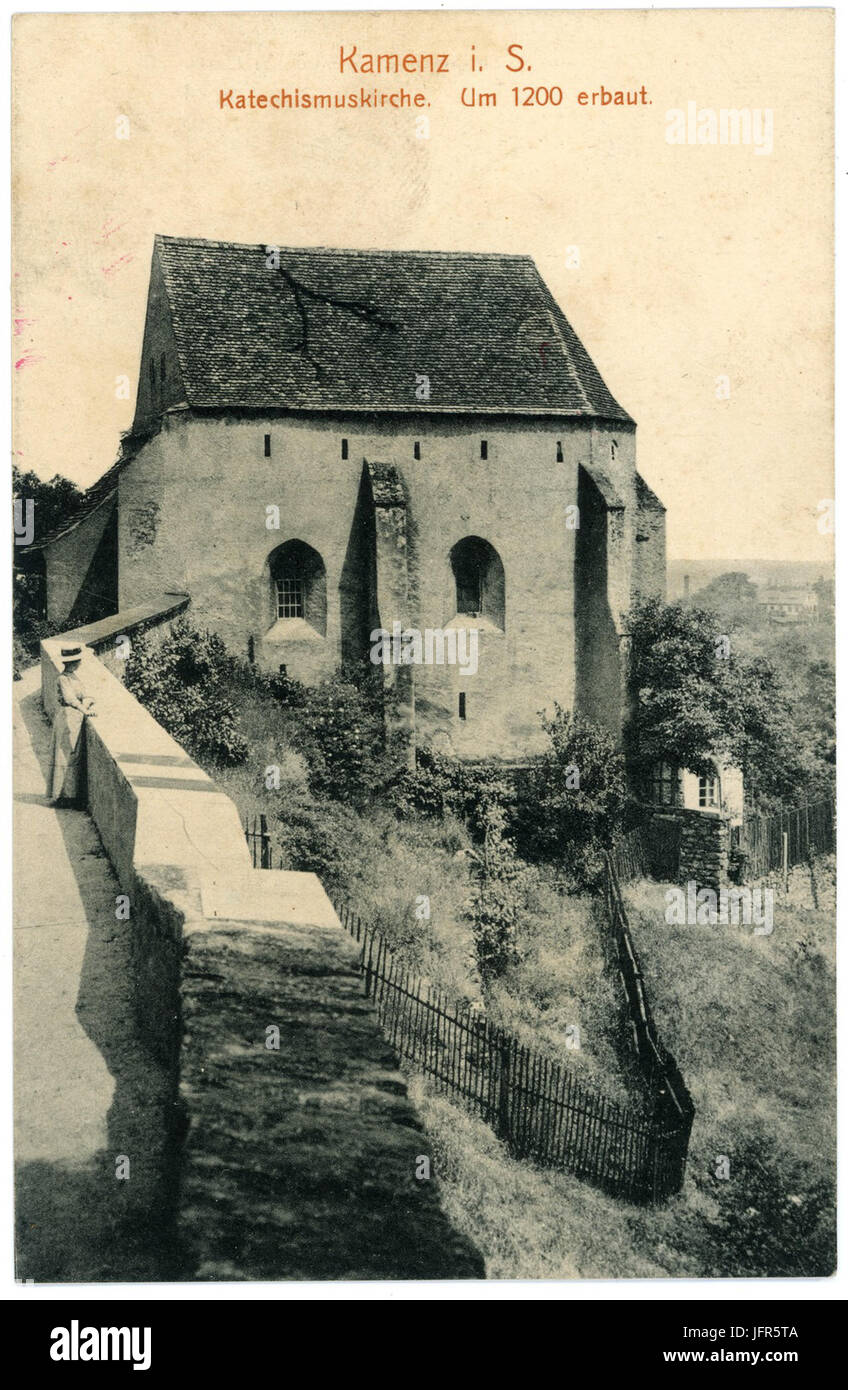 14945-Kamenz-1912-Katechismuskirche-Brück & Sohn Kunstverlag Foto Stock