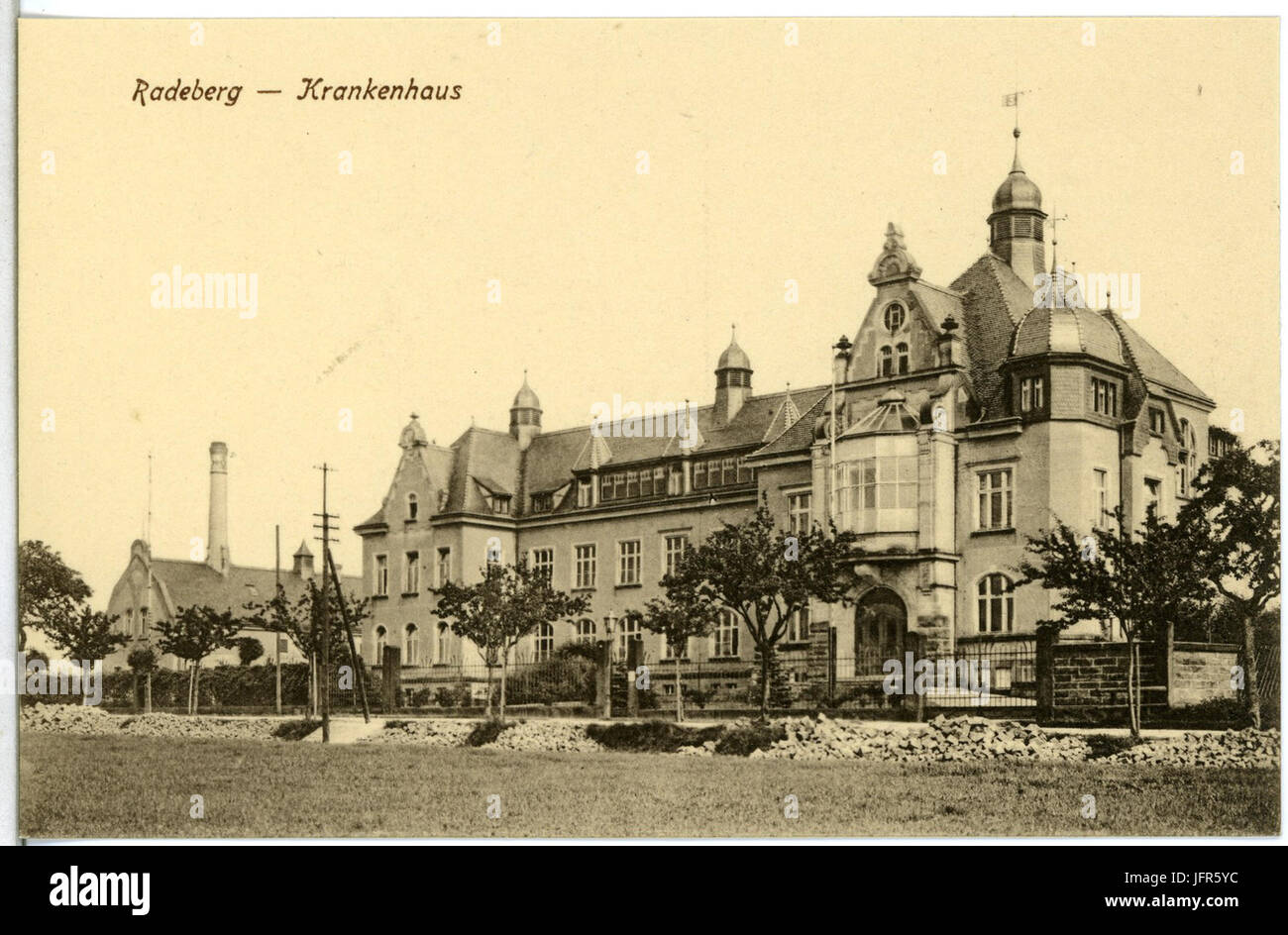 15021-Radeberg-1912-Krankenhaus-Brück & Sohn Kunstverlag Foto Stock