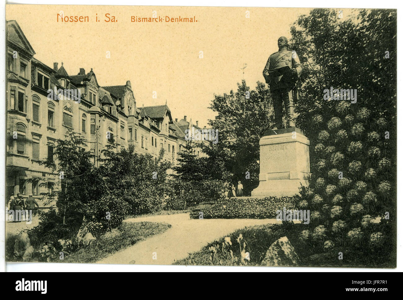 16285-Nossen-1913-Bismarckdenkmal-Brück & Sohn Kunstverlag Foto Stock