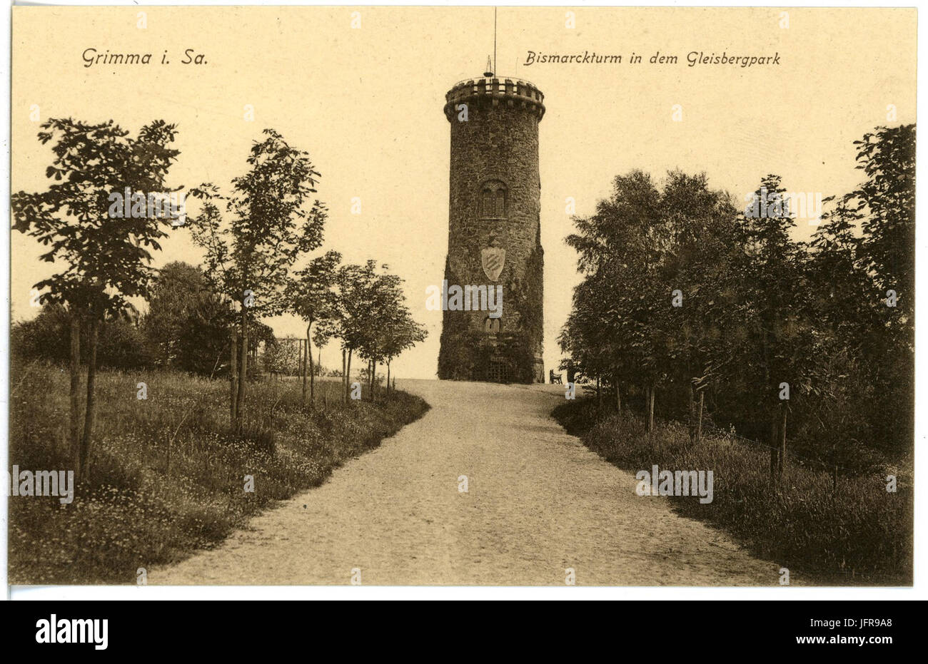 17282-Grimma-1914-Bismarckturm-Brück & Sohn Kunstverlag Foto Stock