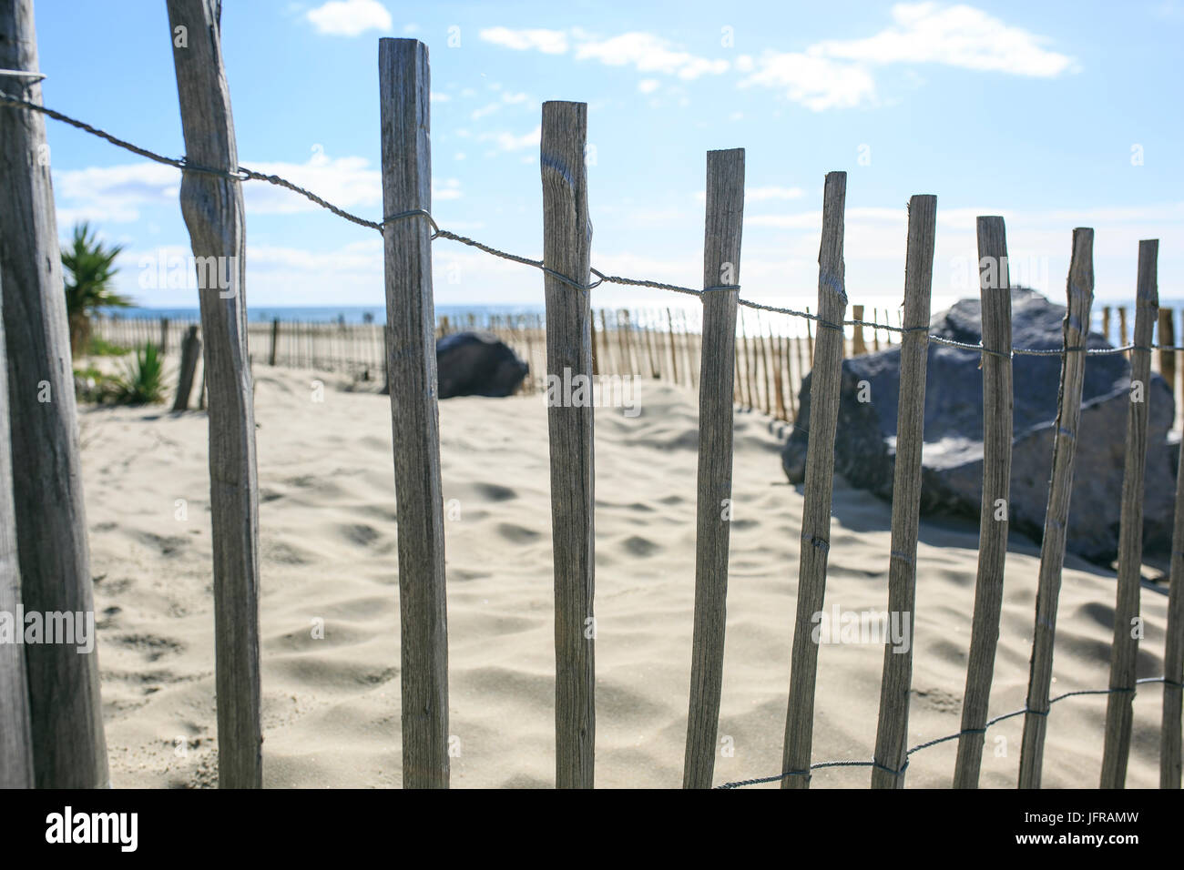 Marseillan plage in Cap dagde Beach Foto Stock