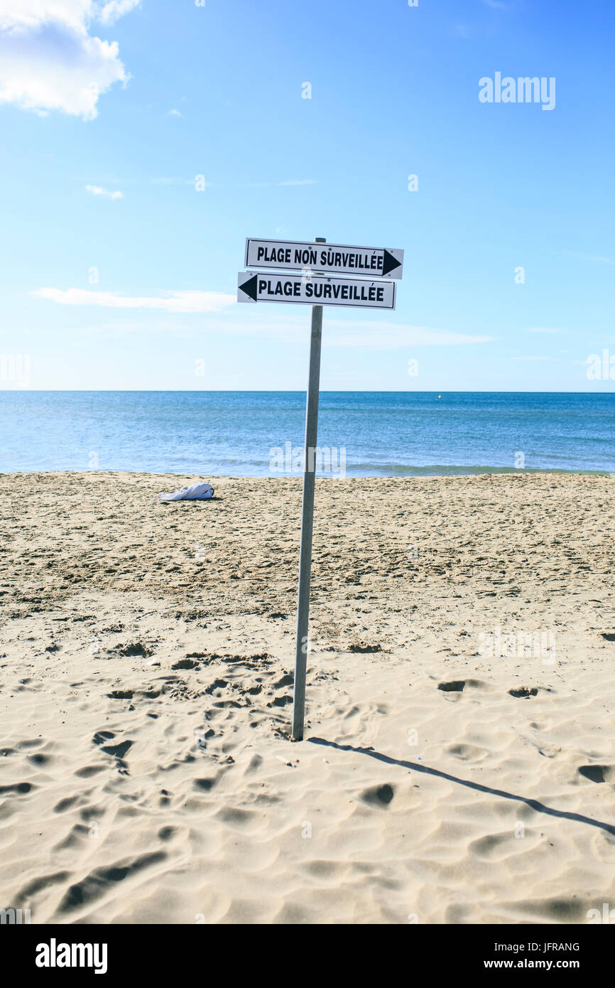 Marseillan plage in Cap dagde Beach Foto Stock