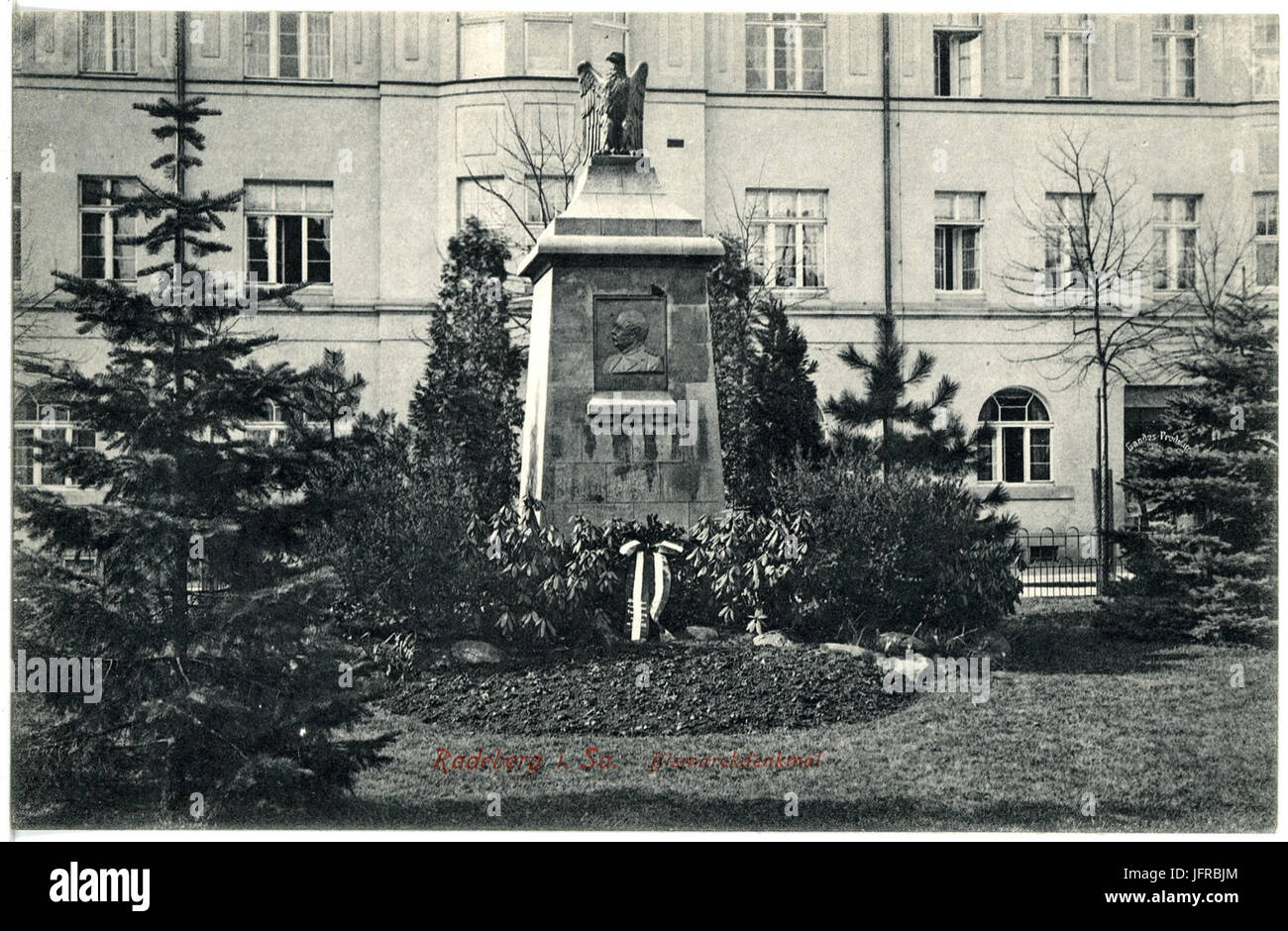 18732-Radeberg-1915-Bismarckdenkmal-Brück & Sohn Kunstverlag Foto Stock