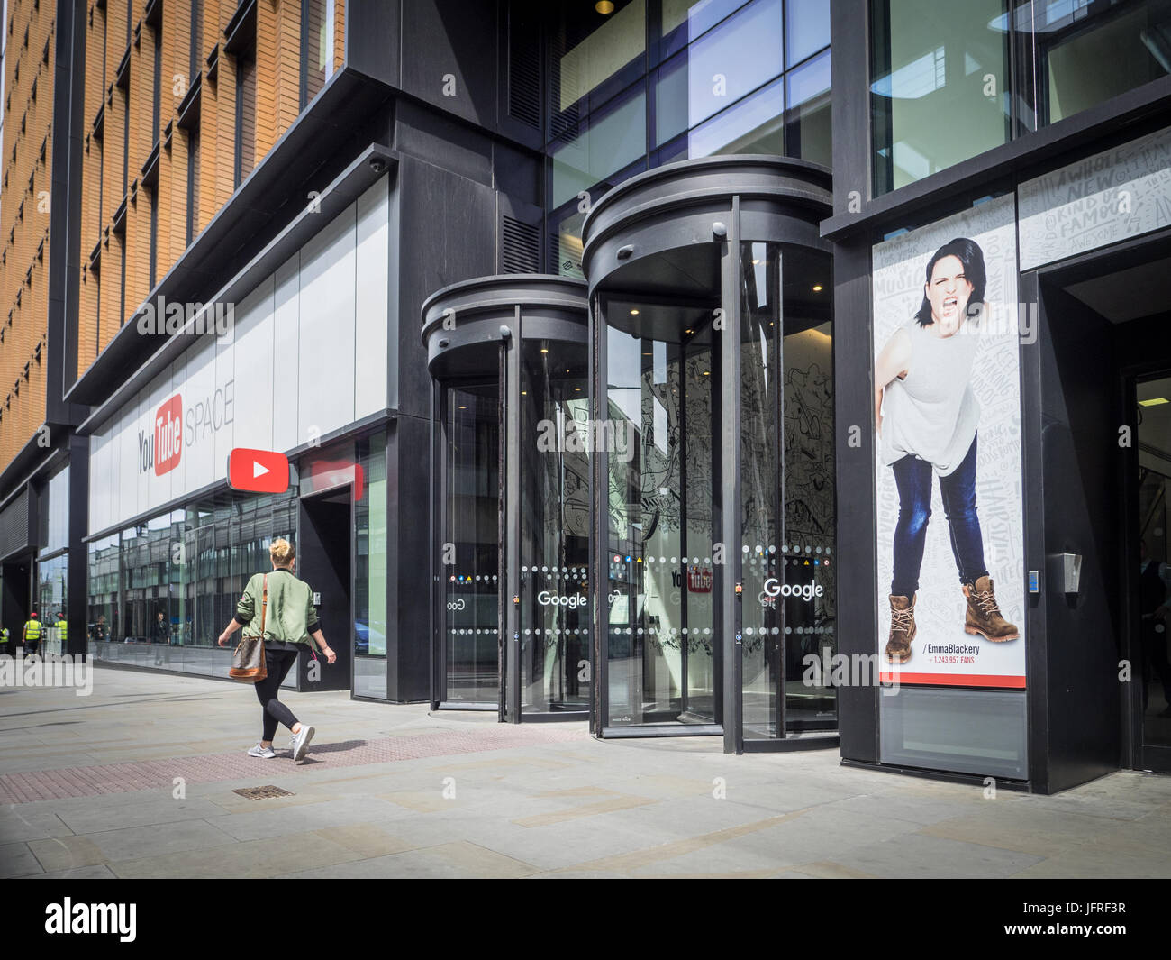 Google youtube Londra Londra uffici presso 6 Pancras piazza vicino alla stazione di King Cross Foto Stock