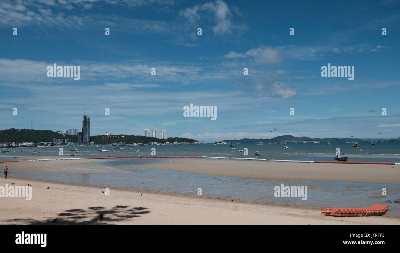 Litorale Golfo di Thailandia Pattaya Chonburi Thailandia Foto Stock