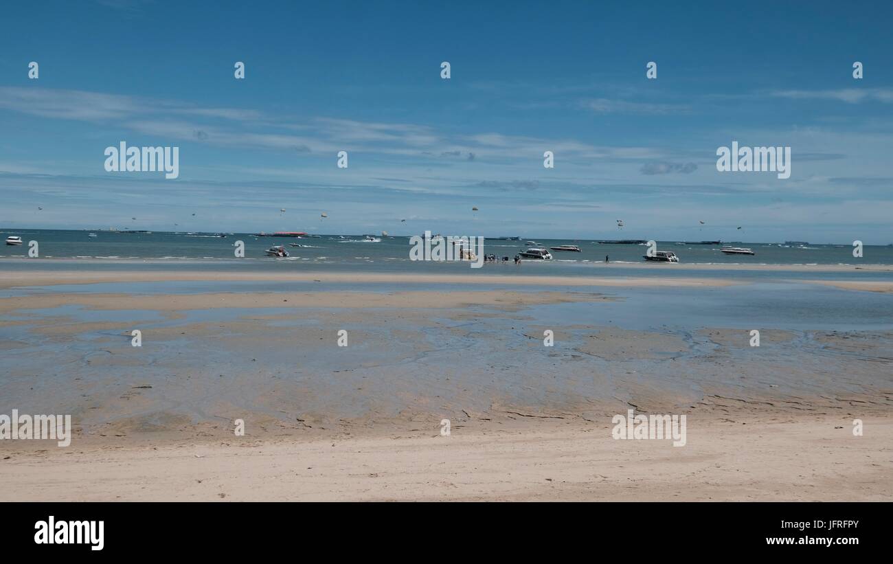 Litorale Golfo di Thailandia Pattaya Chonburi Thailandia Foto Stock