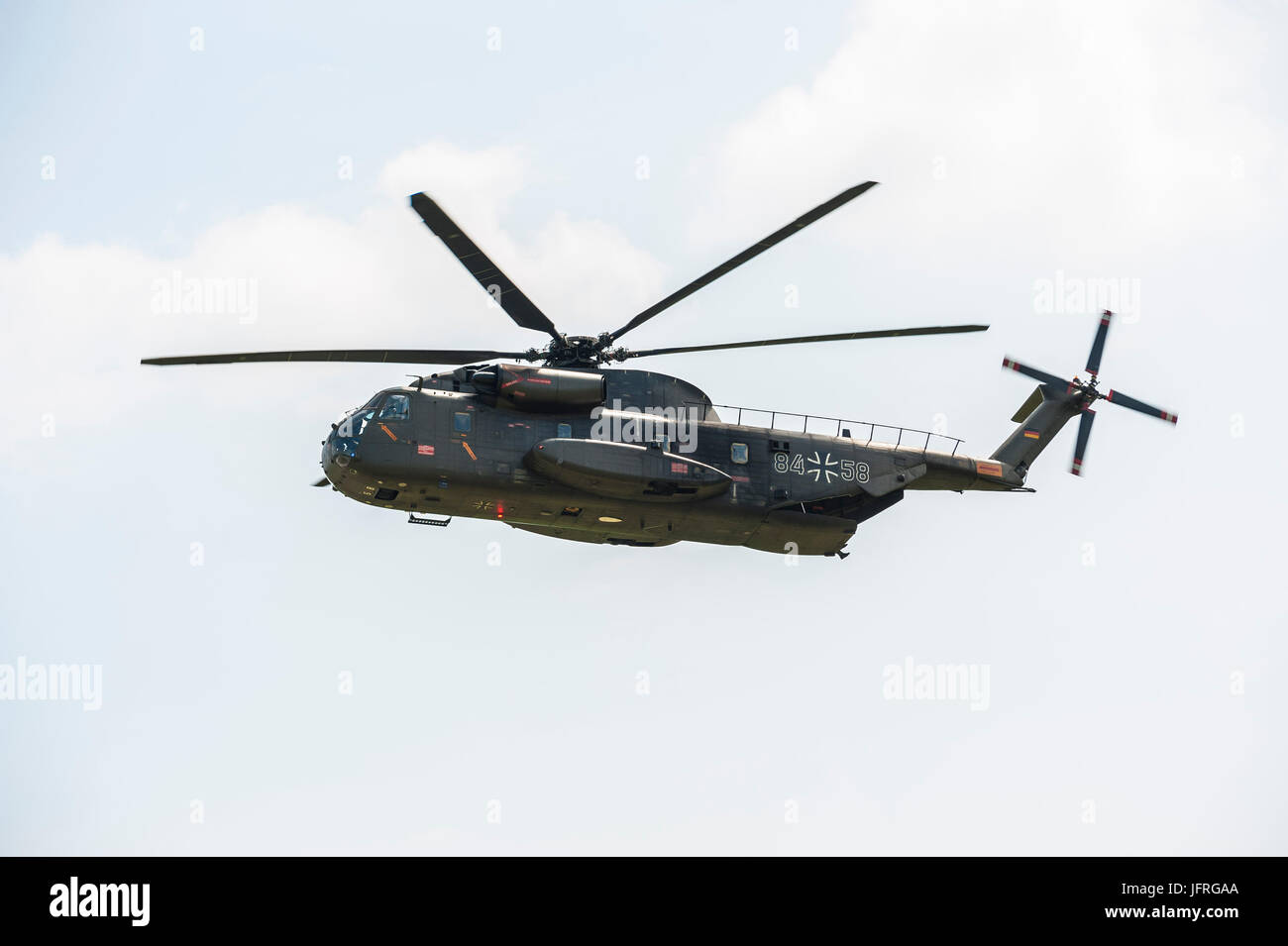 Militare tedesco elicottero Sikorsky CH-53 Foto Stock