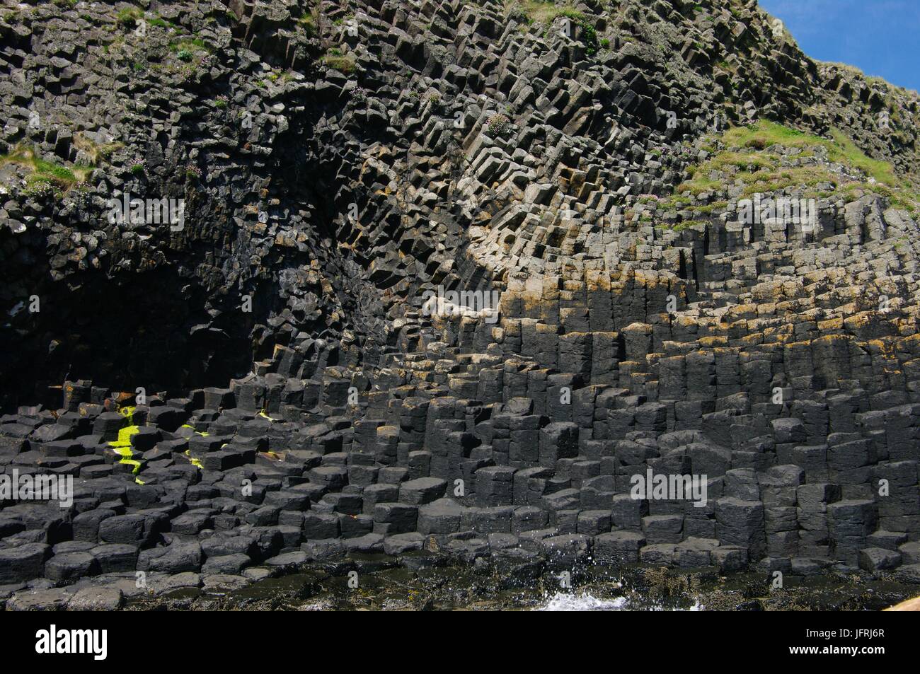 Isola di staffa, Ebridi Interne, Scozia Foto Stock