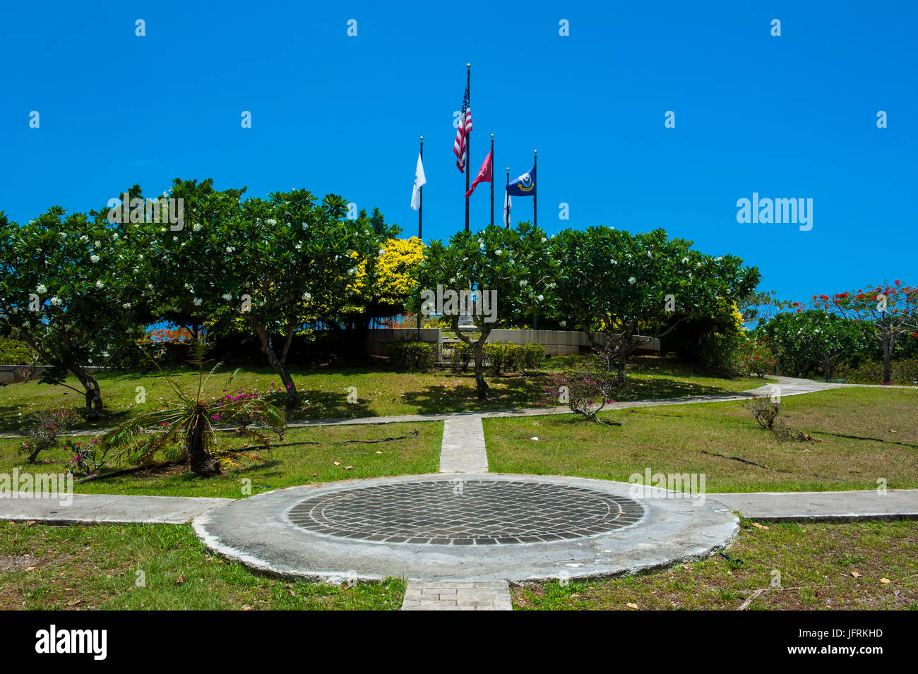 American Memorial Park, Saipan, Marianne settentrionali, Pacifico centrale Foto Stock