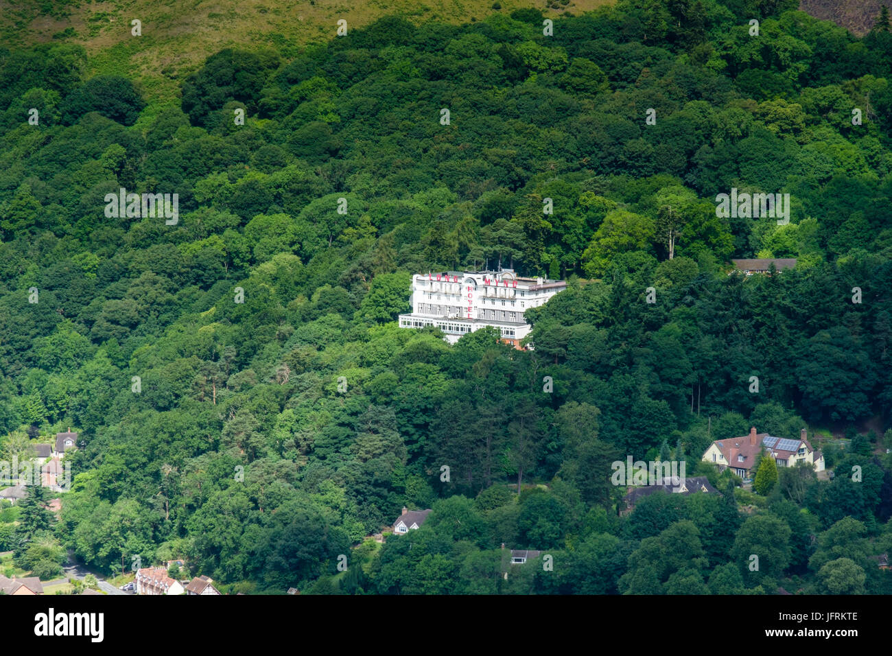 Long Mynd House (Hotel), Church Stretton, Shropshire, Inghilterra, Regno Unito Foto Stock