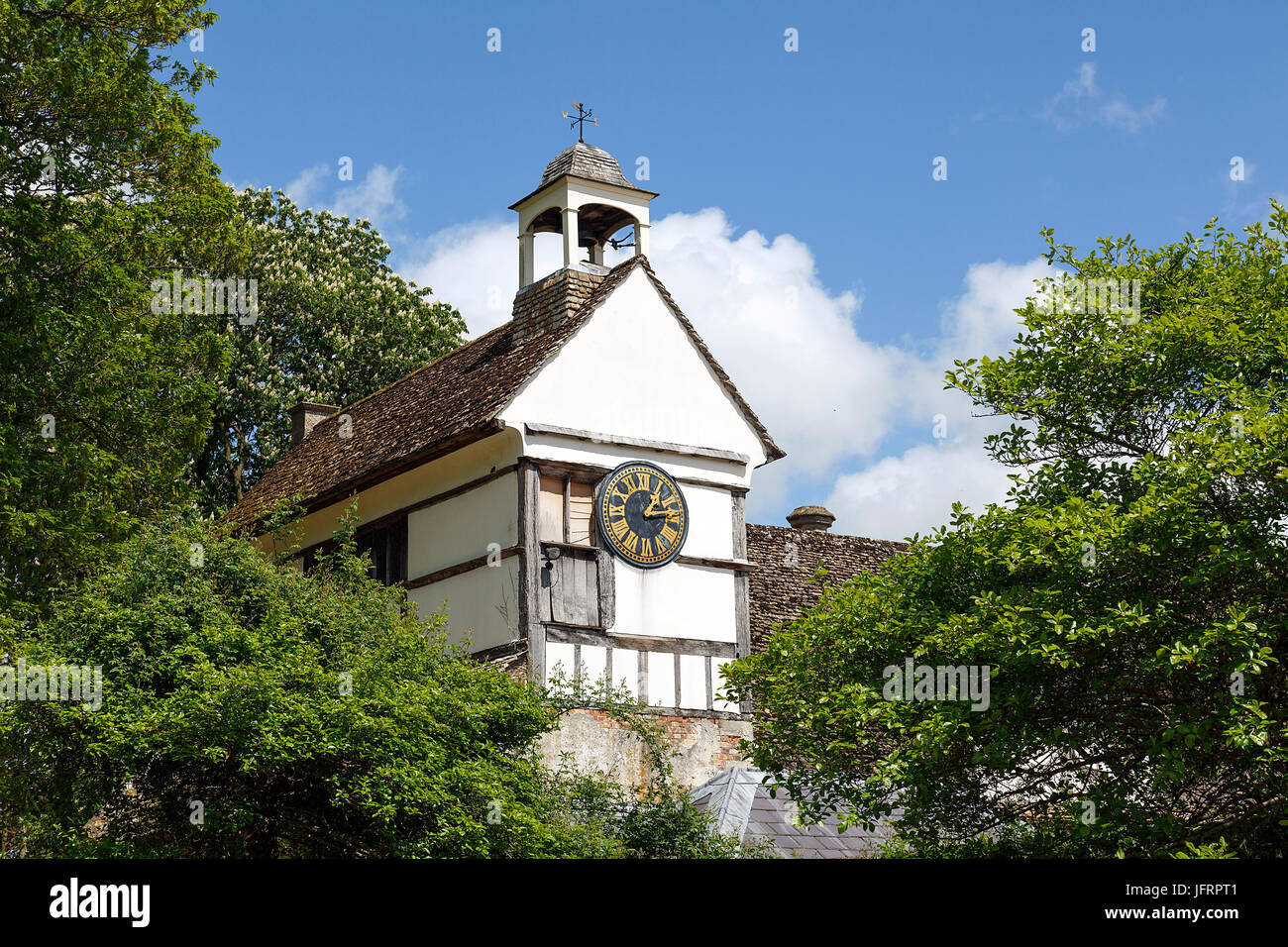 Lacock Abbey Clock Tower Foto Stock