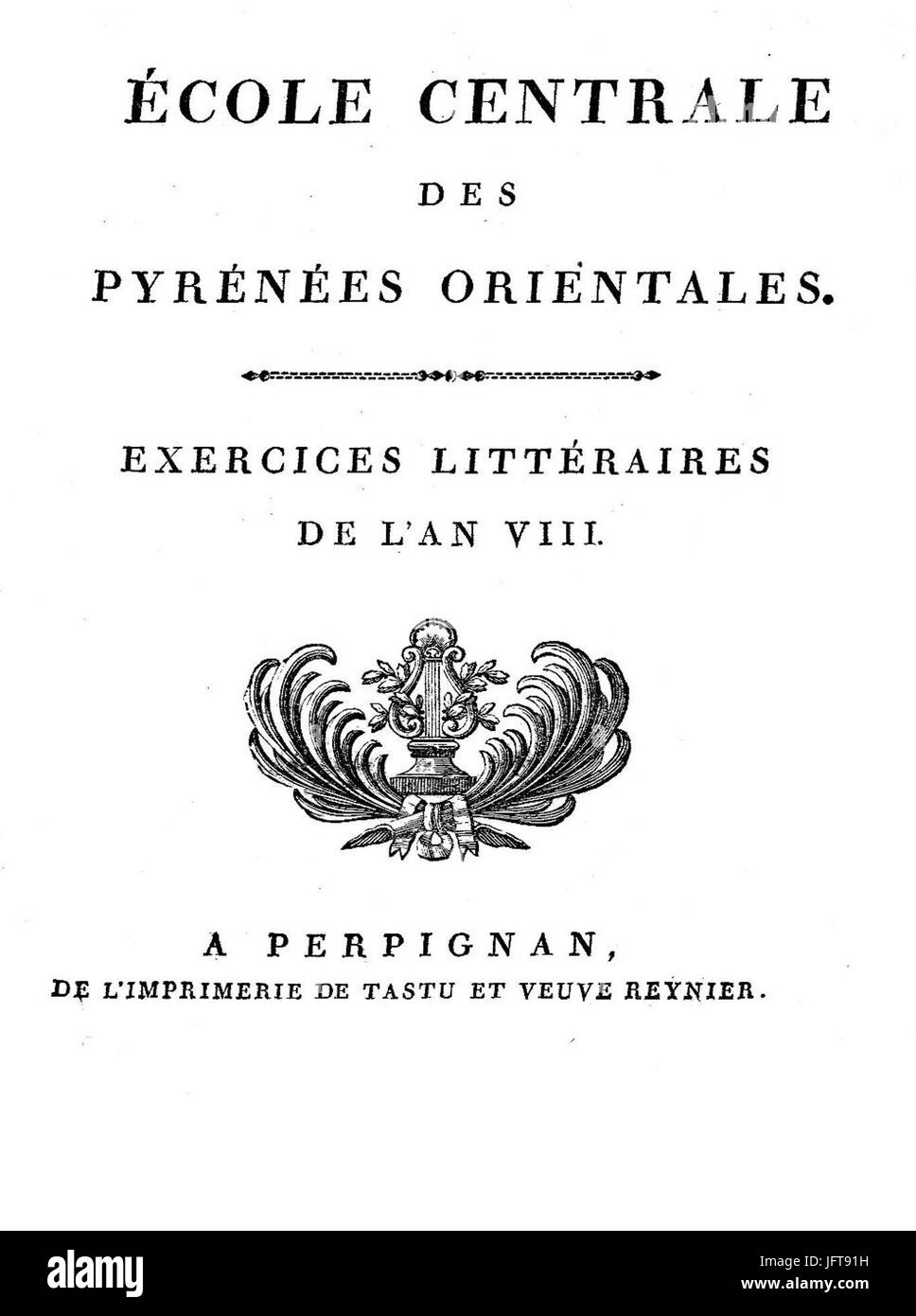 École (1800) Foto Stock