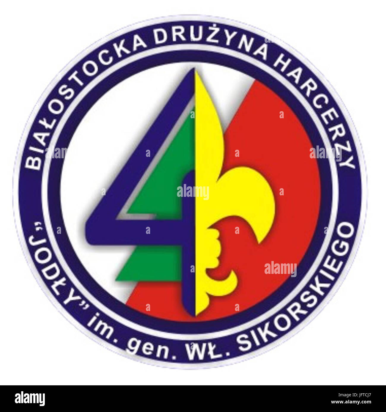 4 Białostocka Drużyna Harcerzy Jodły Foto Stock