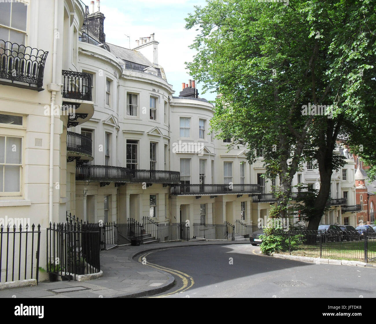 14-24 Powis Square, Brighton (codice NHLE 1380729) Foto Stock
