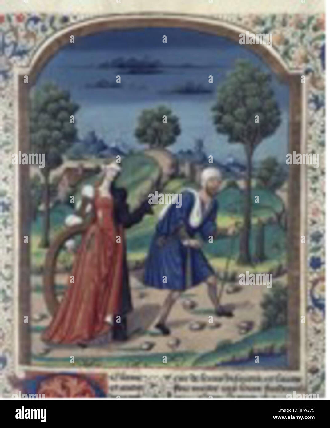 Allégorie richesse et pauvreté Foto Stock