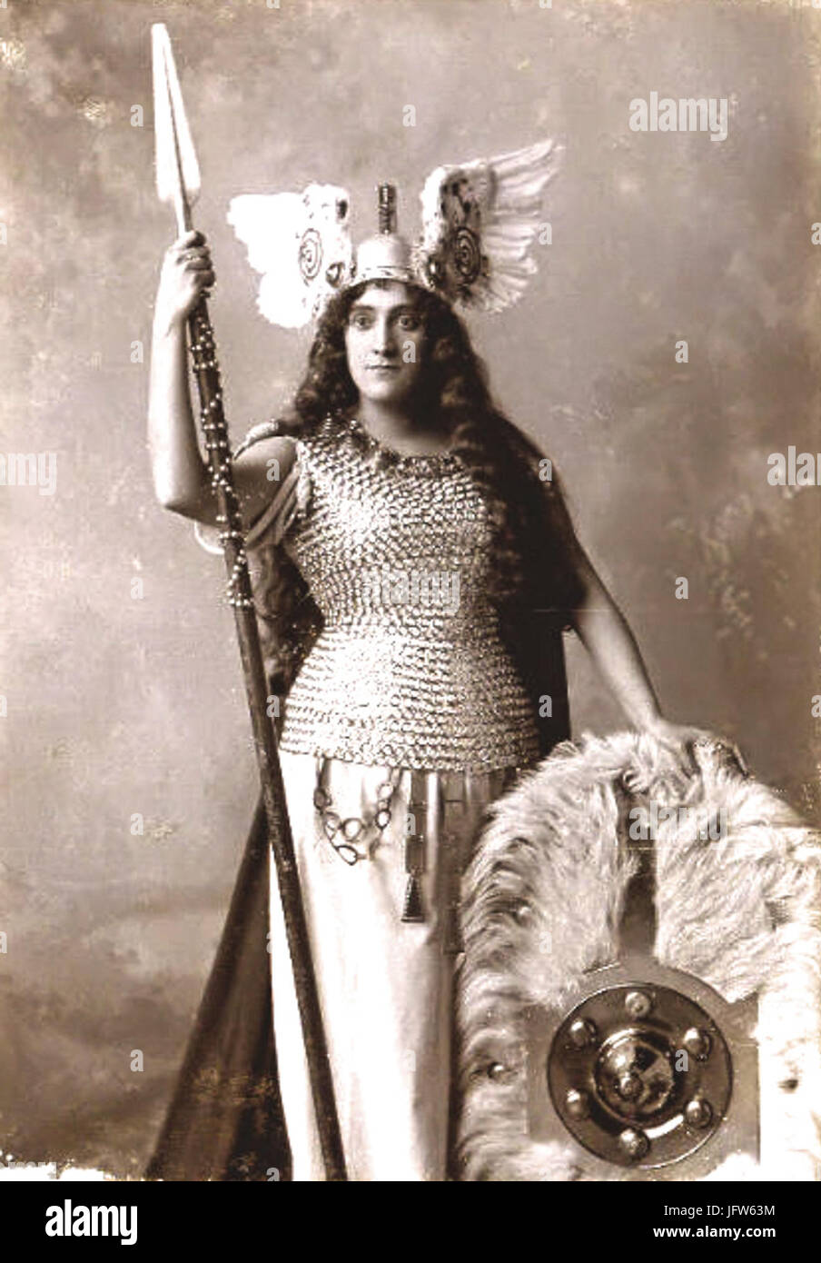 Anna Bahr-Mildenburg Brünnhilde Foto Stock