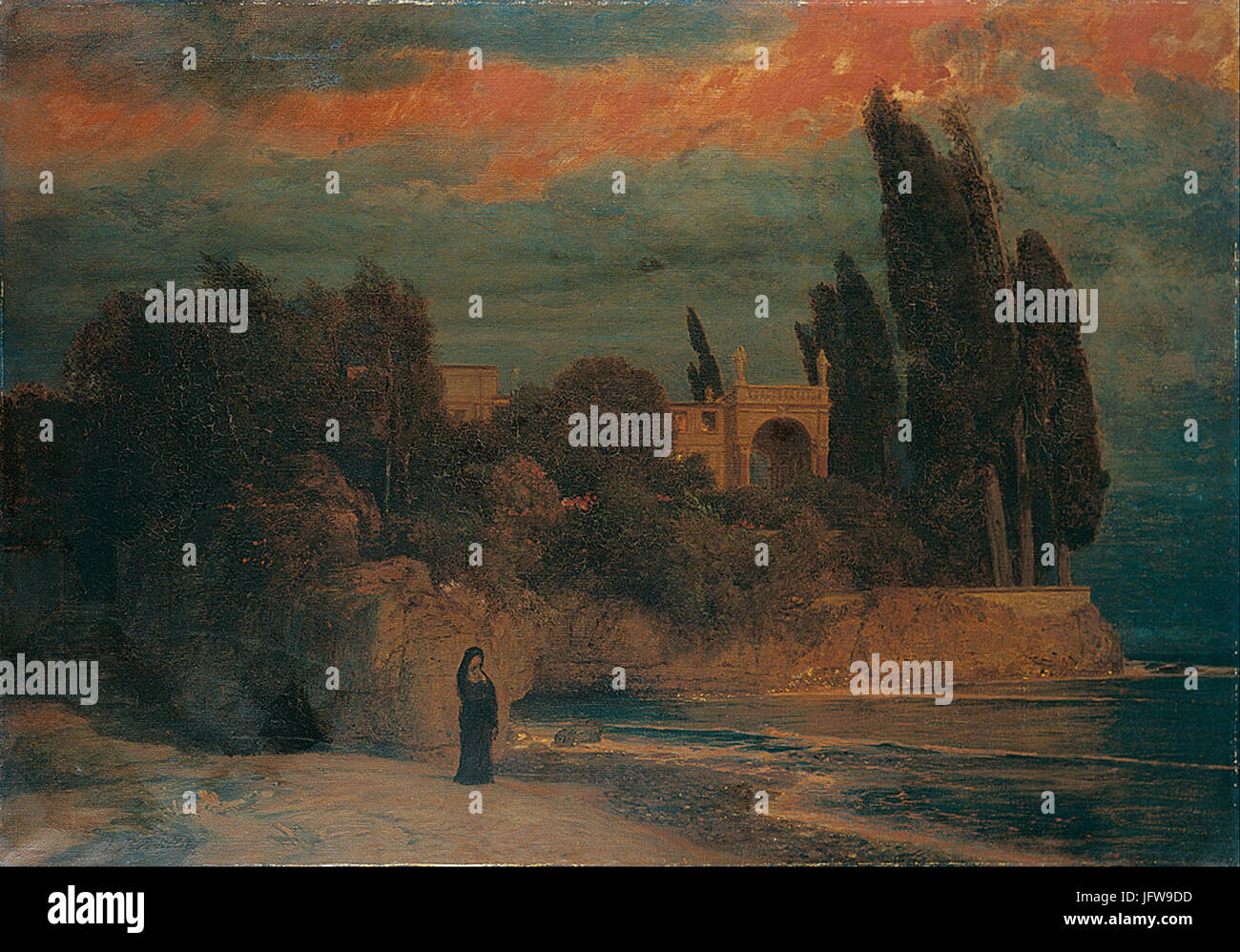 Arnold Böcklin - Villa al Mare - Google Art Project Foto Stock
