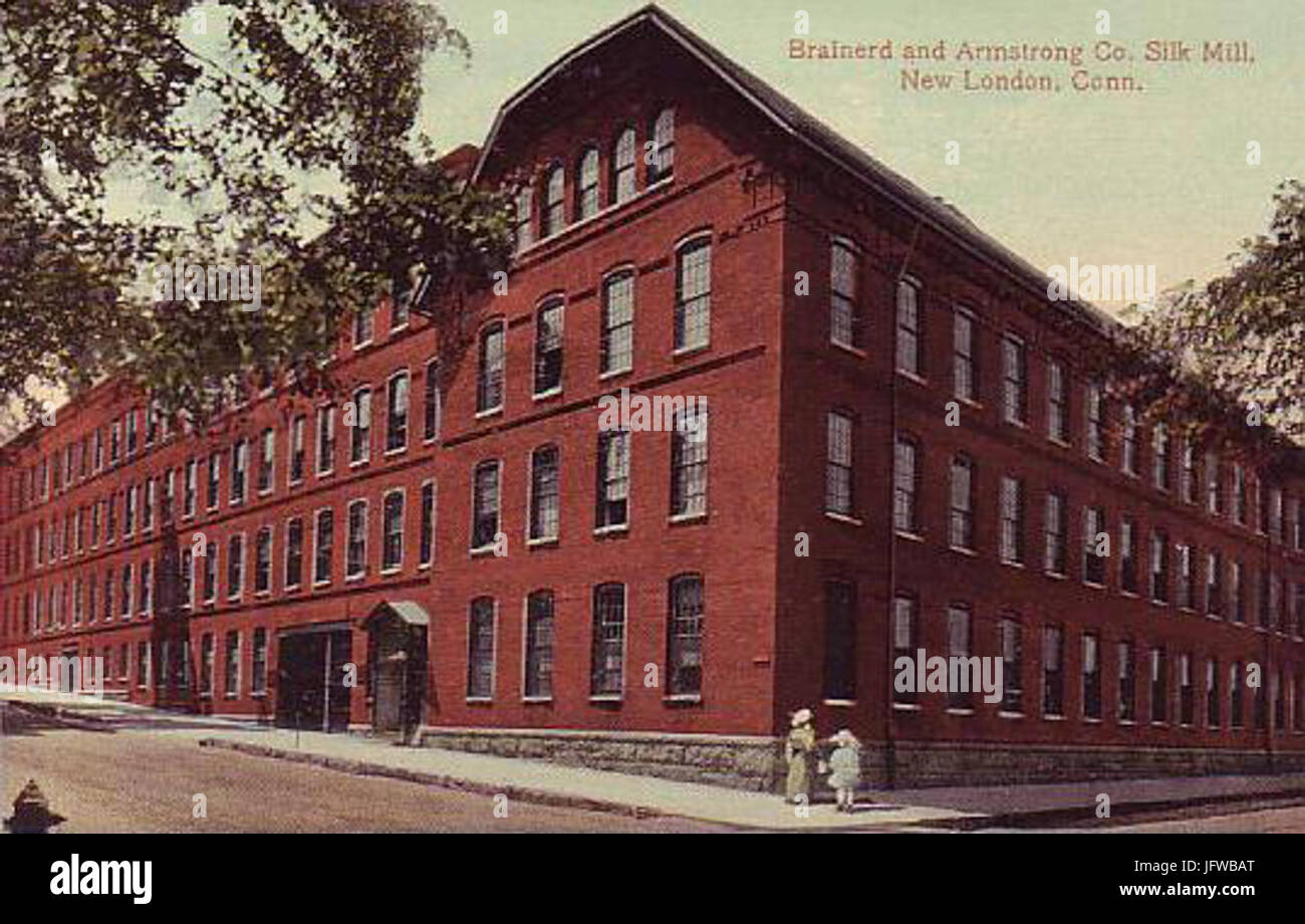 Brainerd 26 Armstrong Co. Mulino di seta Foto Stock