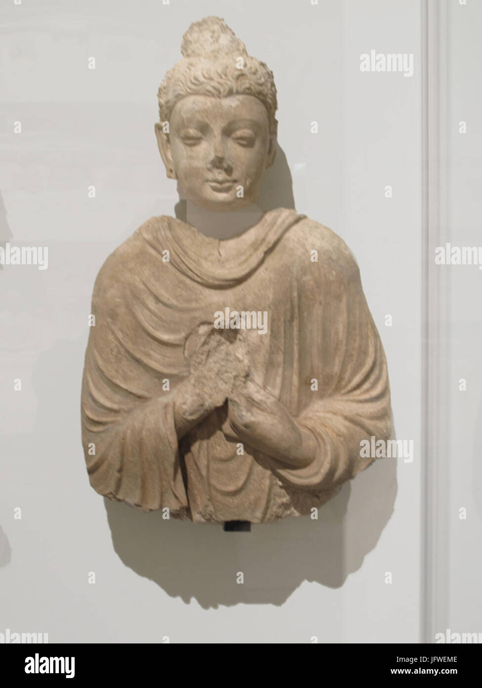 Il Buddha. Hadda. Il Tapa kalan. Il Musée des Arts asiatiques Guimet Foto Stock