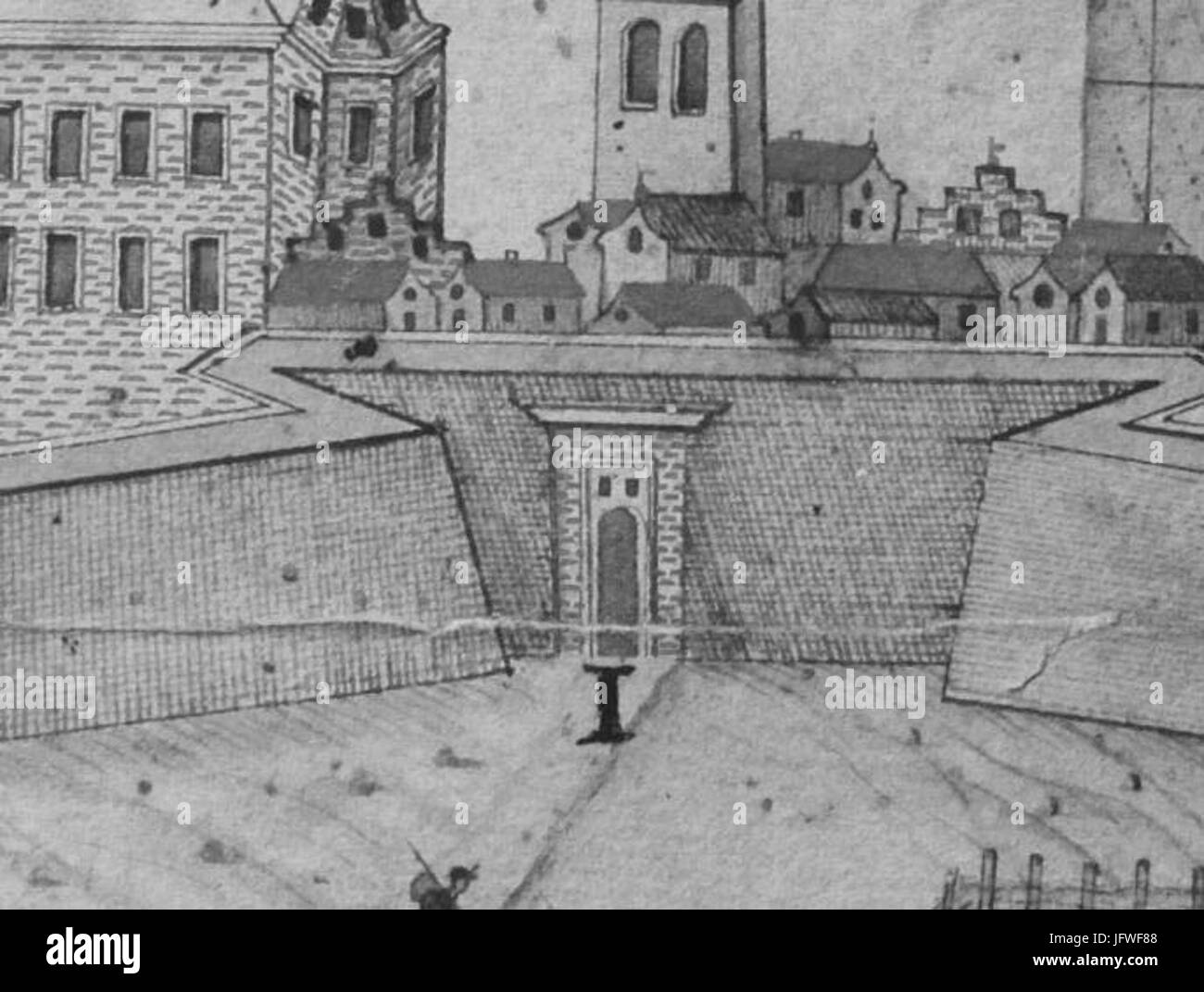 Bychaŭ Dolnaja brama. D091D18BD185D0B0D19E D094D0BED0BBD18CD0BDD0B0D18F D0B1D180D0B0D0BCD0B0 28164829 Foto Stock