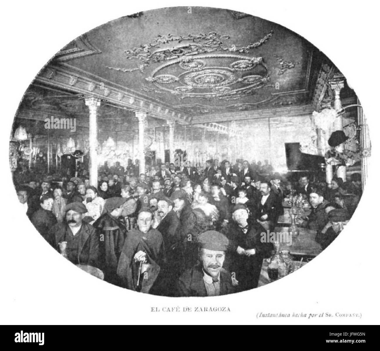 Il Café de Zaragoza, Madrid Foto Stock