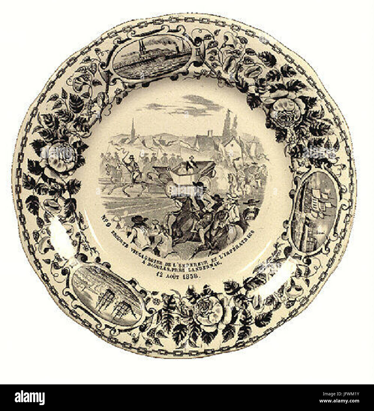 Assiette escorte Napoléon III à Daoulas Foto Stock